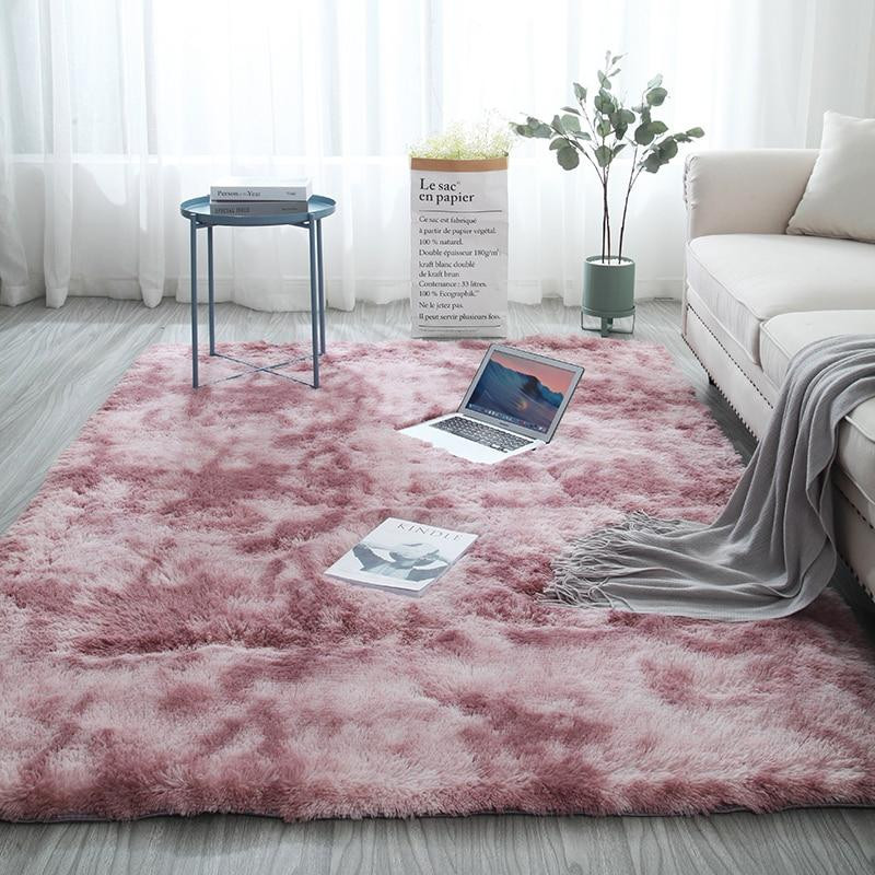 Furry Rugs For Living Room
 Gra nt Plush Shag Rug Modern Furry Living Room Bedroom