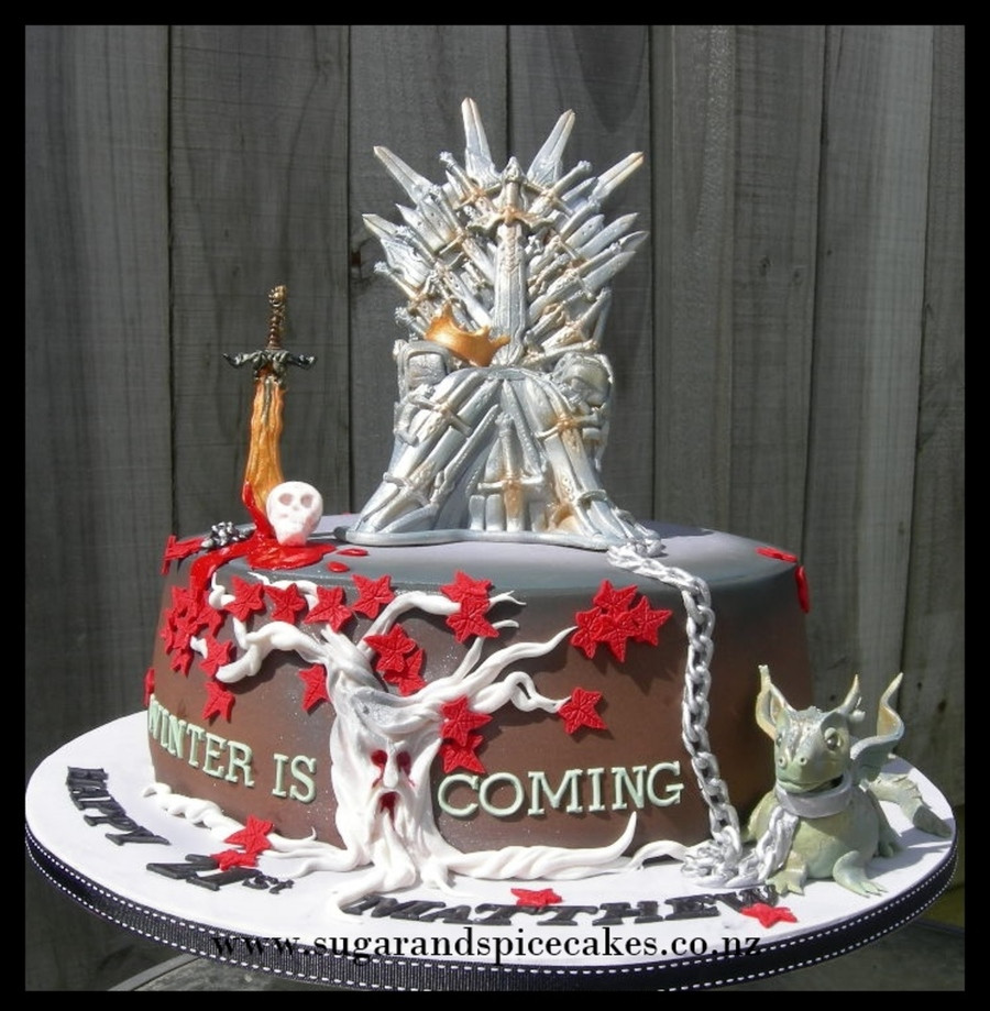 Game Of Thrones Birthday Cake
 Game Thrones Cake CakeCentral