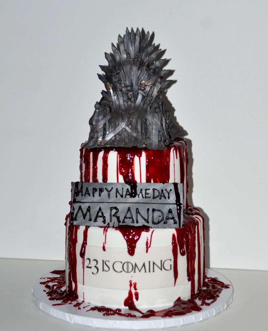 Game Of Thrones Birthday Cake
 Game Thrones Birthday Cake CakeCentral