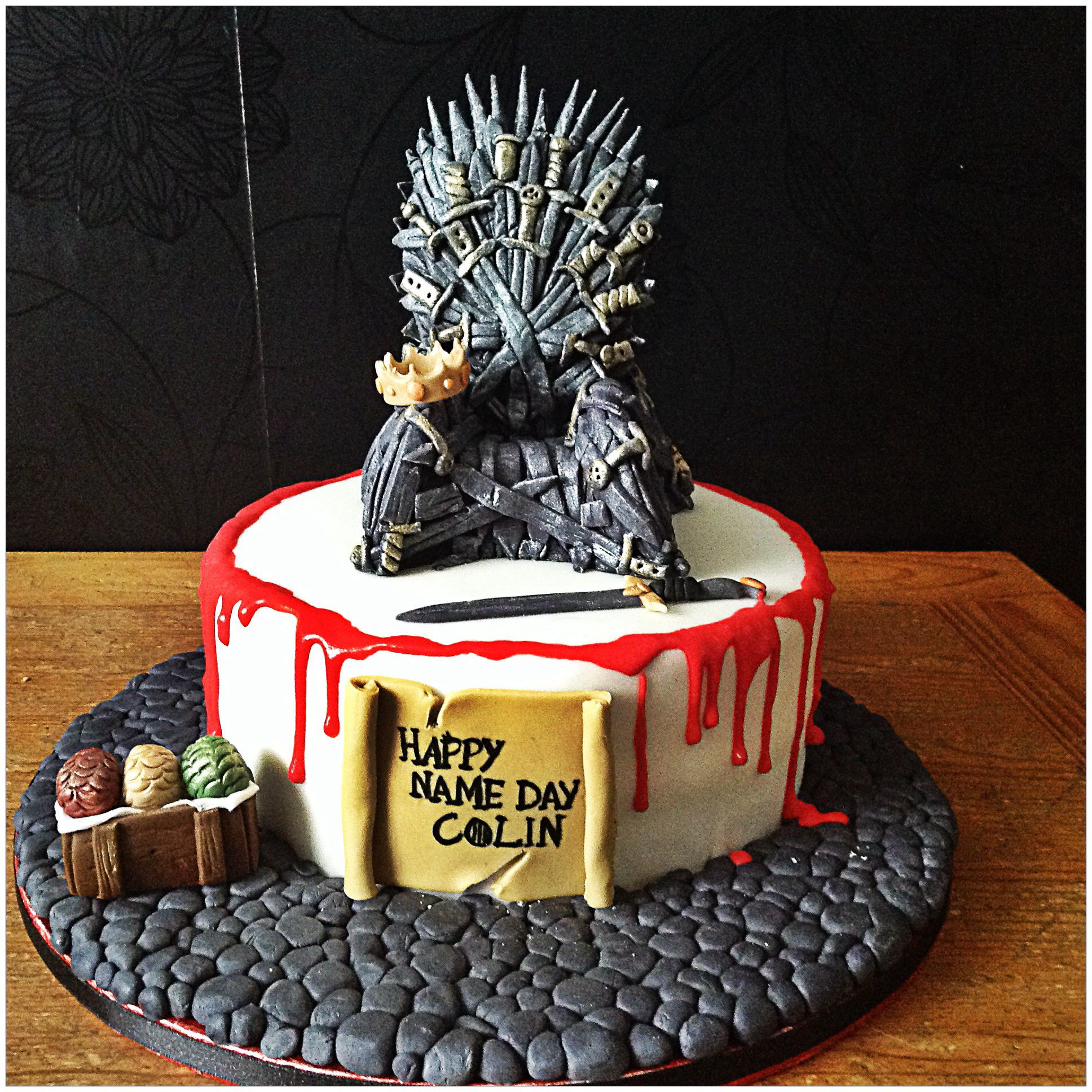 Game Of Thrones Birthday Cake
 Game of Thrones cake I made with inspiration from Izzys