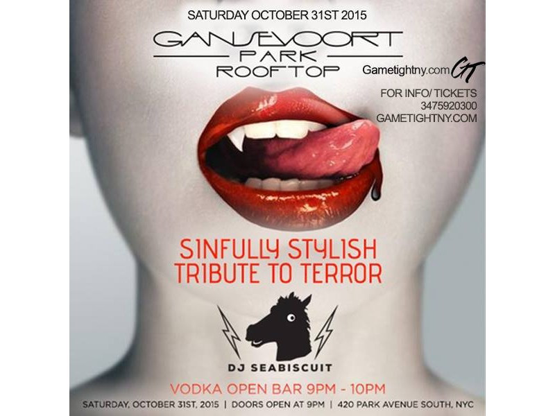 Gansevoort Halloween Party
 Halloween Gansevoort Hotel Rooftop NYC party 2015