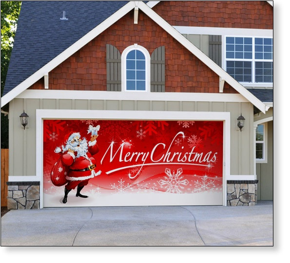 Garage Door Christmas Decorating Ideas
 8 best Garage Door Decor images on Pinterest