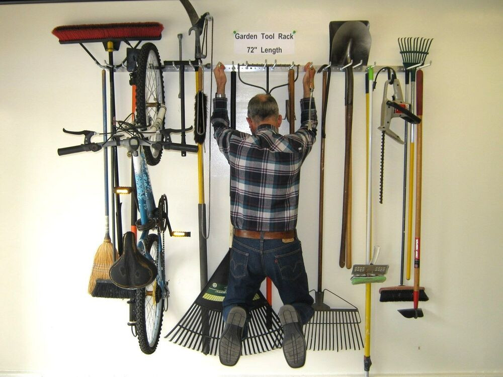 Garage Garden Tool Organizer
 Garage Organizer Garden Tool Rack Bicycle Storage