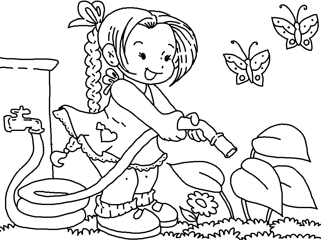 Garden Coloring Pages For Kids
 Gardening Coloring Pages Best Coloring Pages For Kids