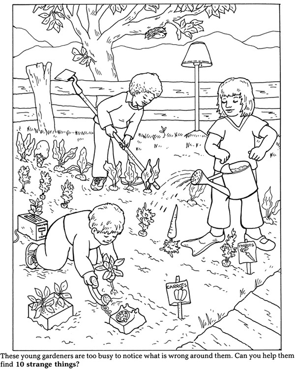 Garden Coloring Pages For Kids
 inkspired musings It s hard to be green