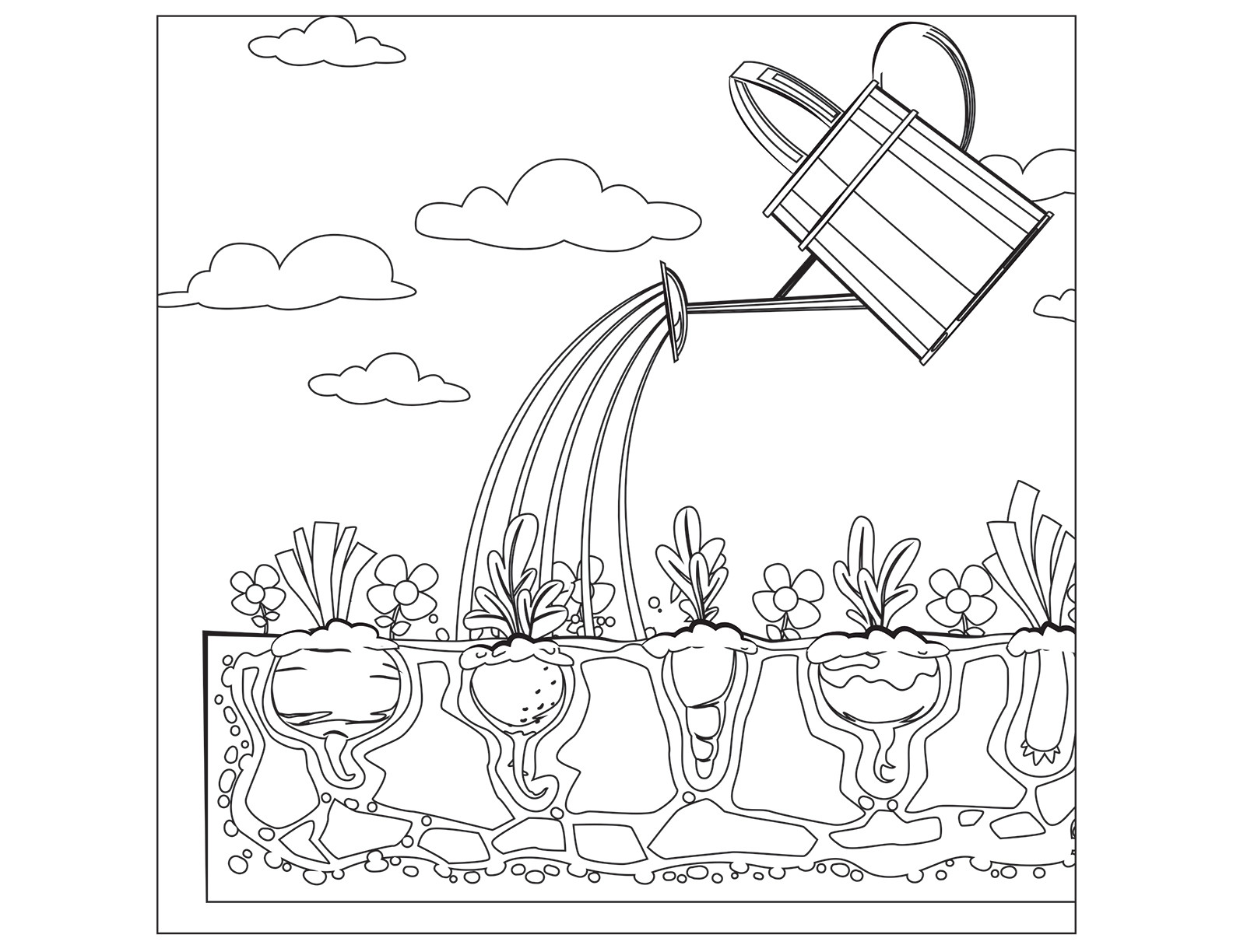Garden Coloring Pages For Kids
 Your Health Kids Environment Kids Health National