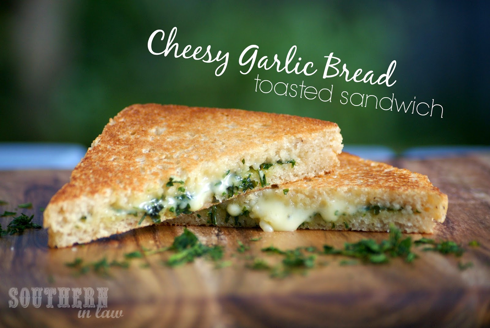 Garlic Bread Sandwich
 Southern In Law Recipe Cheesy Garlic Bread Toasted Sandwich