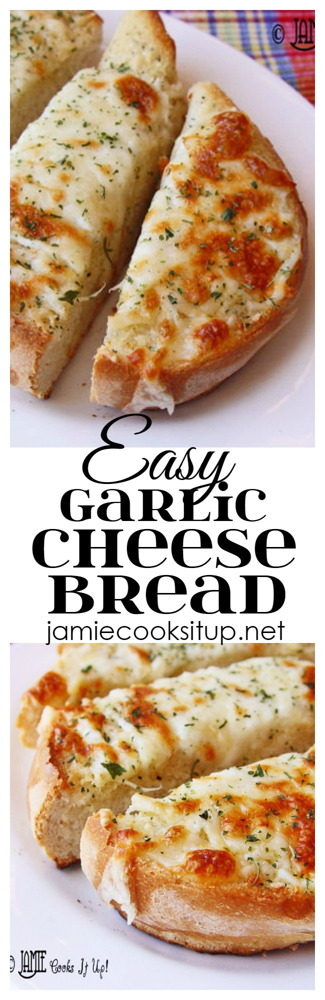 Garlic Bread With Cheese
 Easy Garlic Cheese Bread