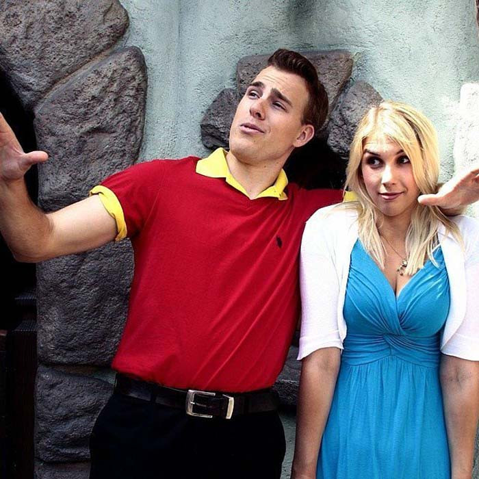 Gaston Costume DIY
 30 Delightful Disney Couples Costumes