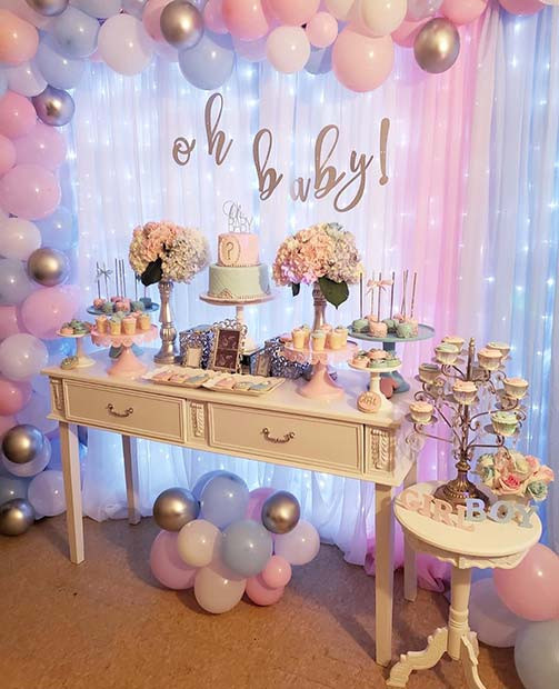 Gender Party Decoration Ideas
 43 Adorable Gender Reveal Party Ideas