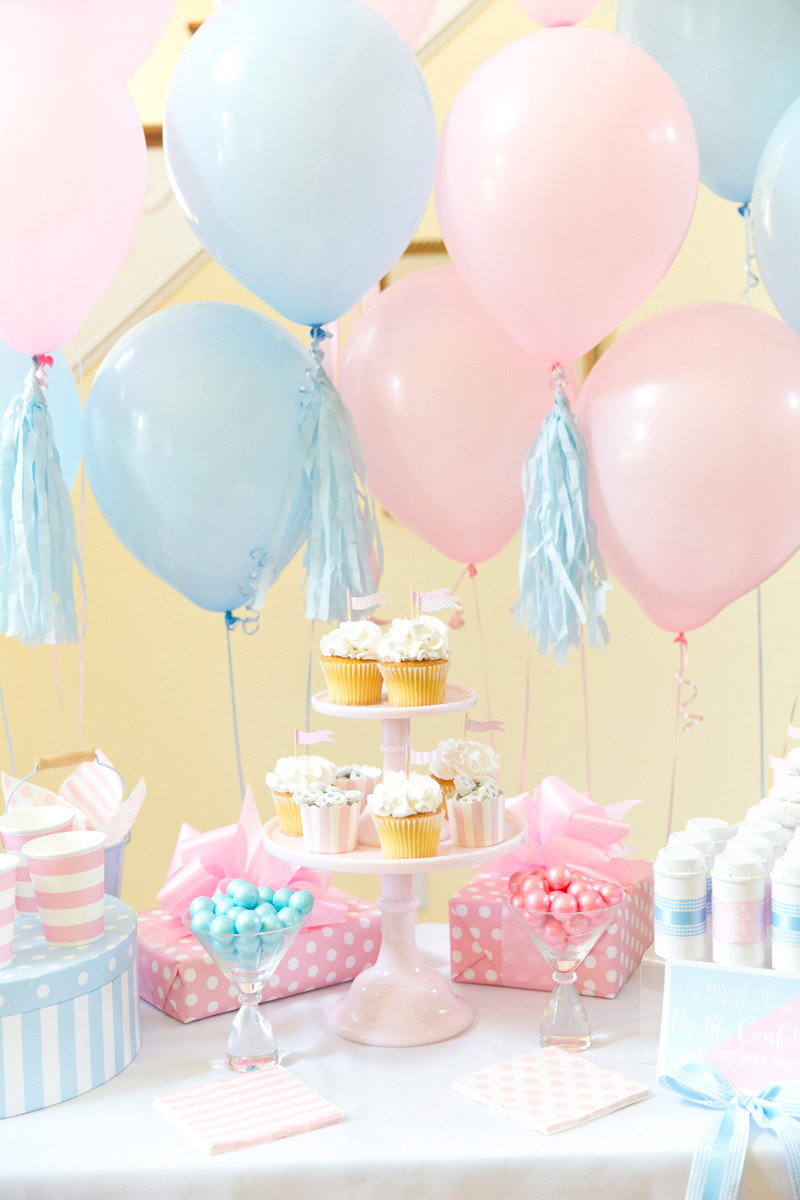 Gender Party Decoration Ideas
 Boy or Girl Blue Pink Gender Reveal Party