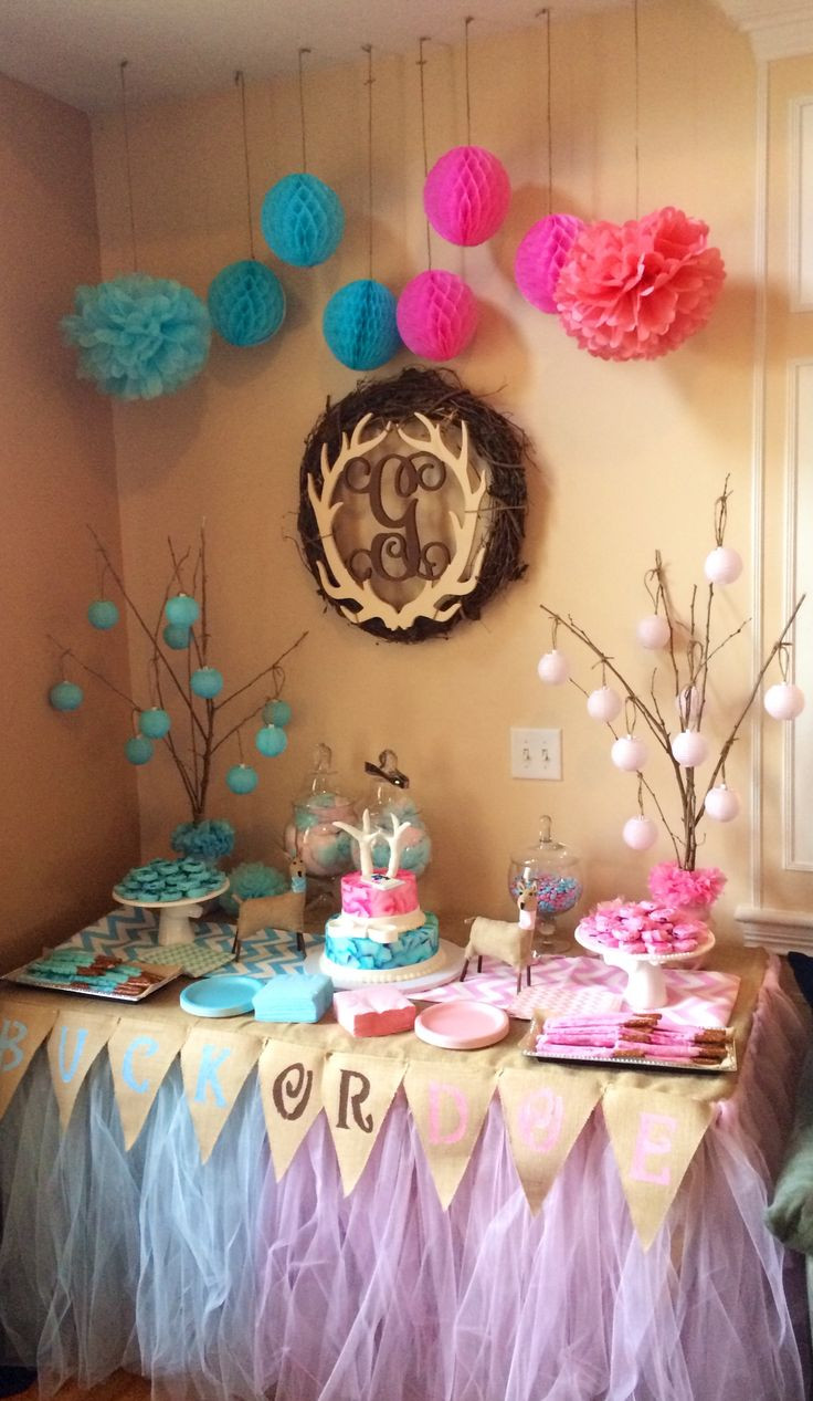 Gender Party Decoration Ideas
 68 best Gender Reveal Party Ideas images on Pinterest