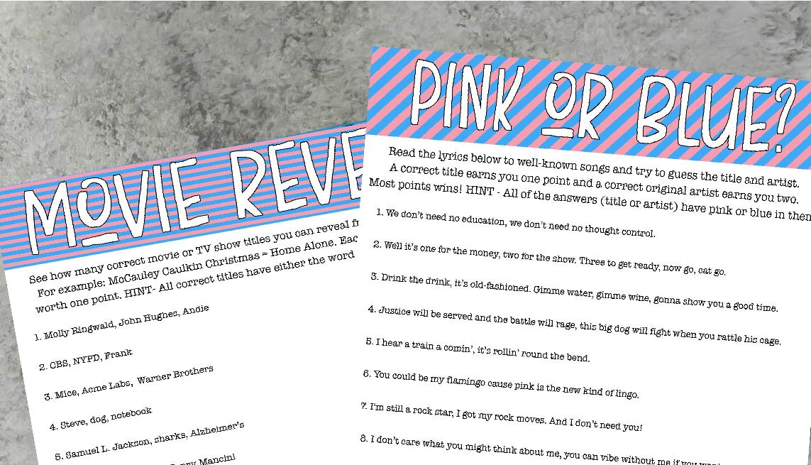 Gender Party Game Ideas
 12 of the Best Gender Reveal Party Games Ever Play Party