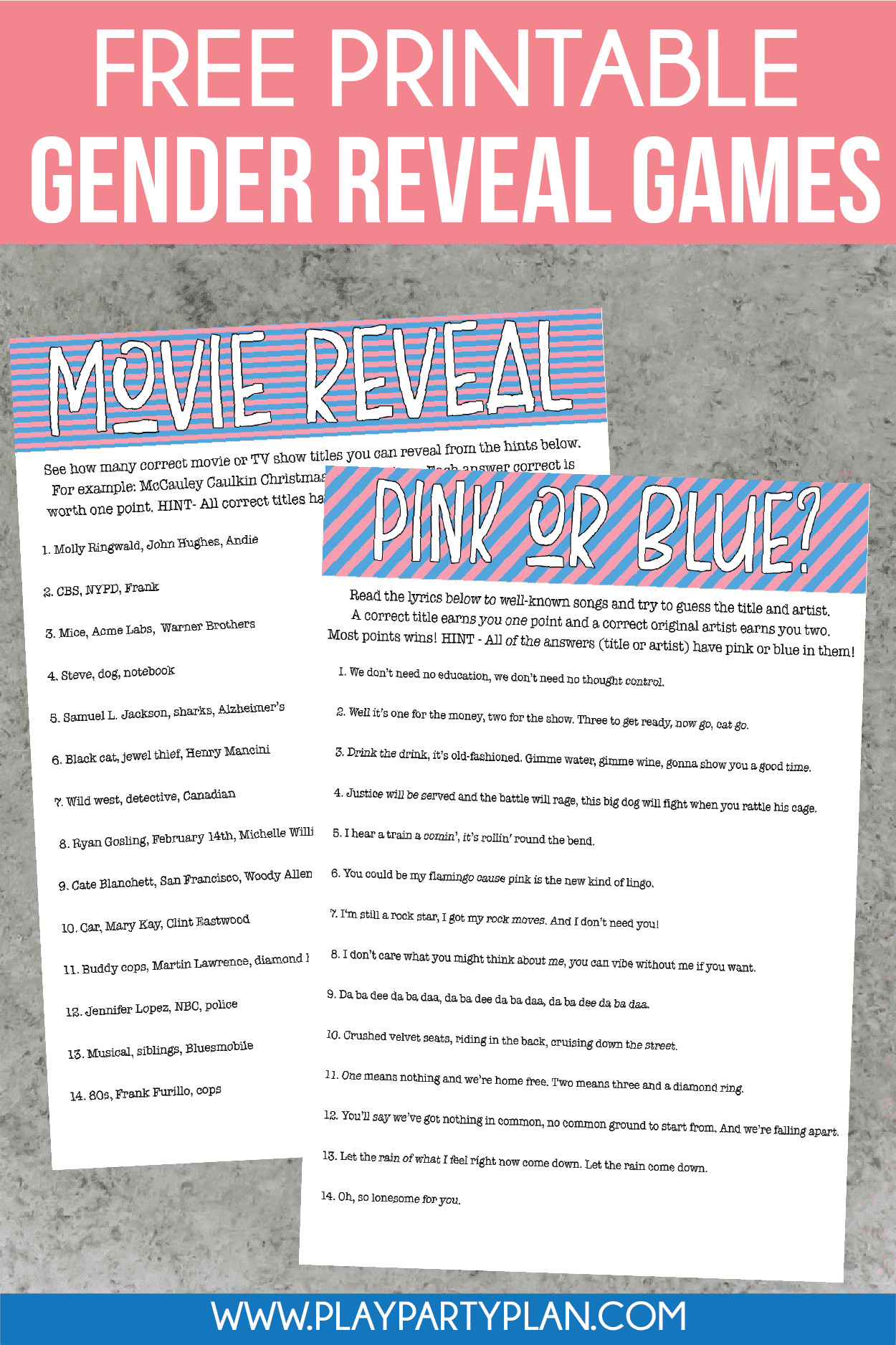 Gender Party Game Ideas
 12 of the Best Gender Reveal Party Games Ever Play Party