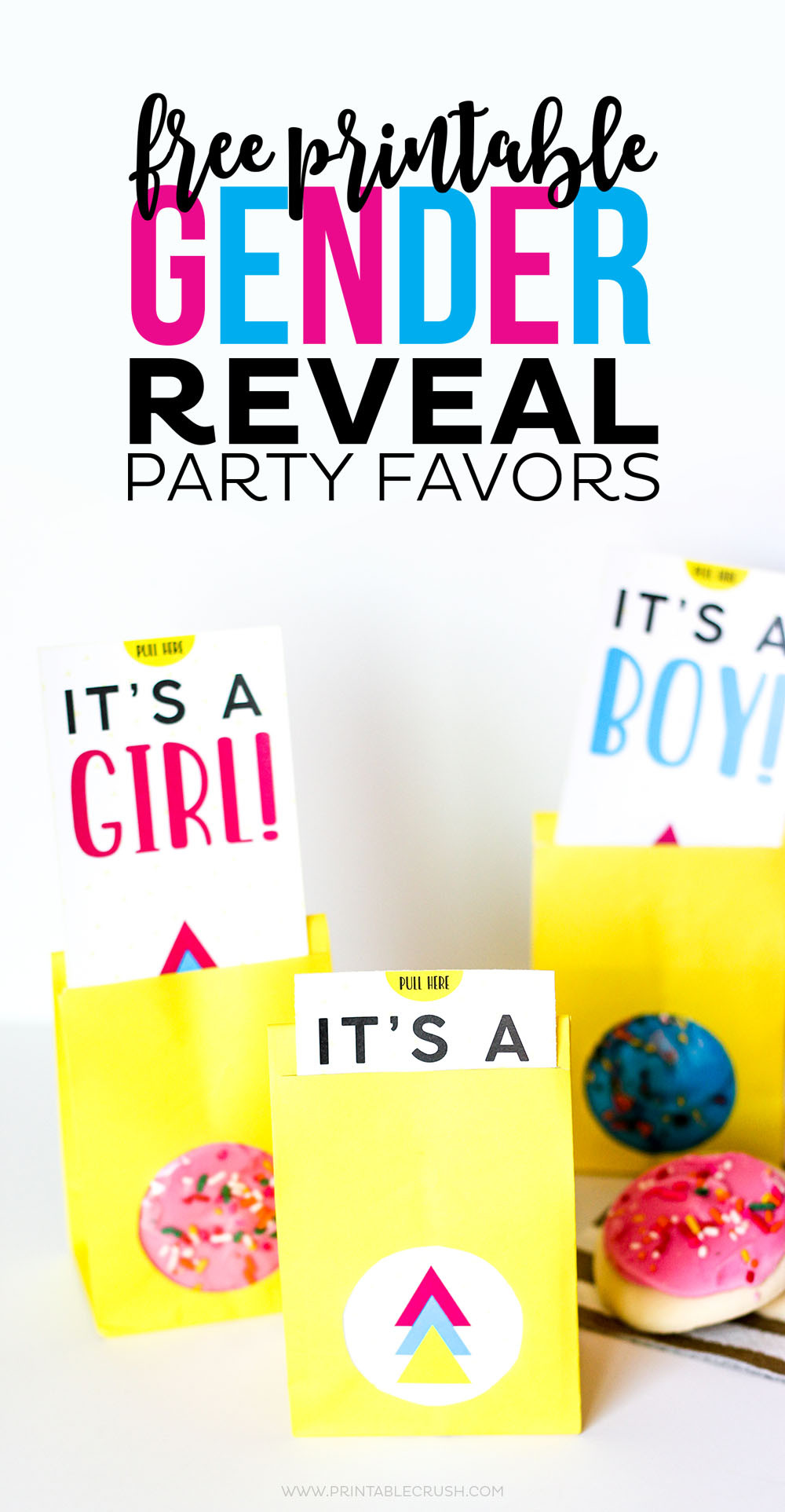 Gender Reveal Party Favor Ideas
 Gender Reveal Party Supplies FREE Printable Favors