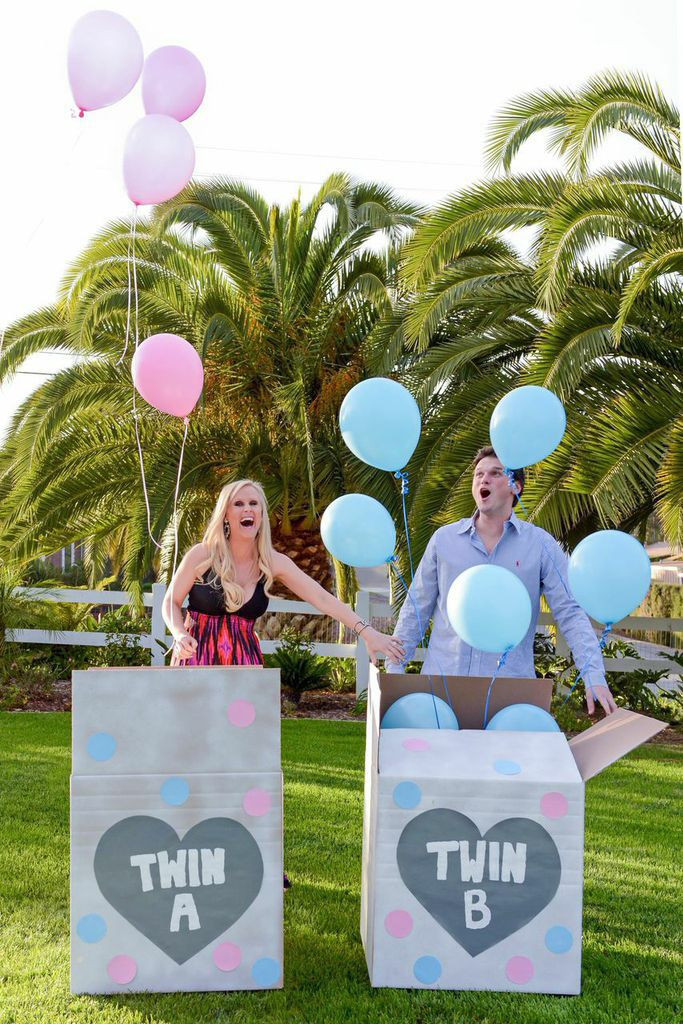 Gender Reveal Party Ideas For Twins
 Fitch Twin Gender Reveal