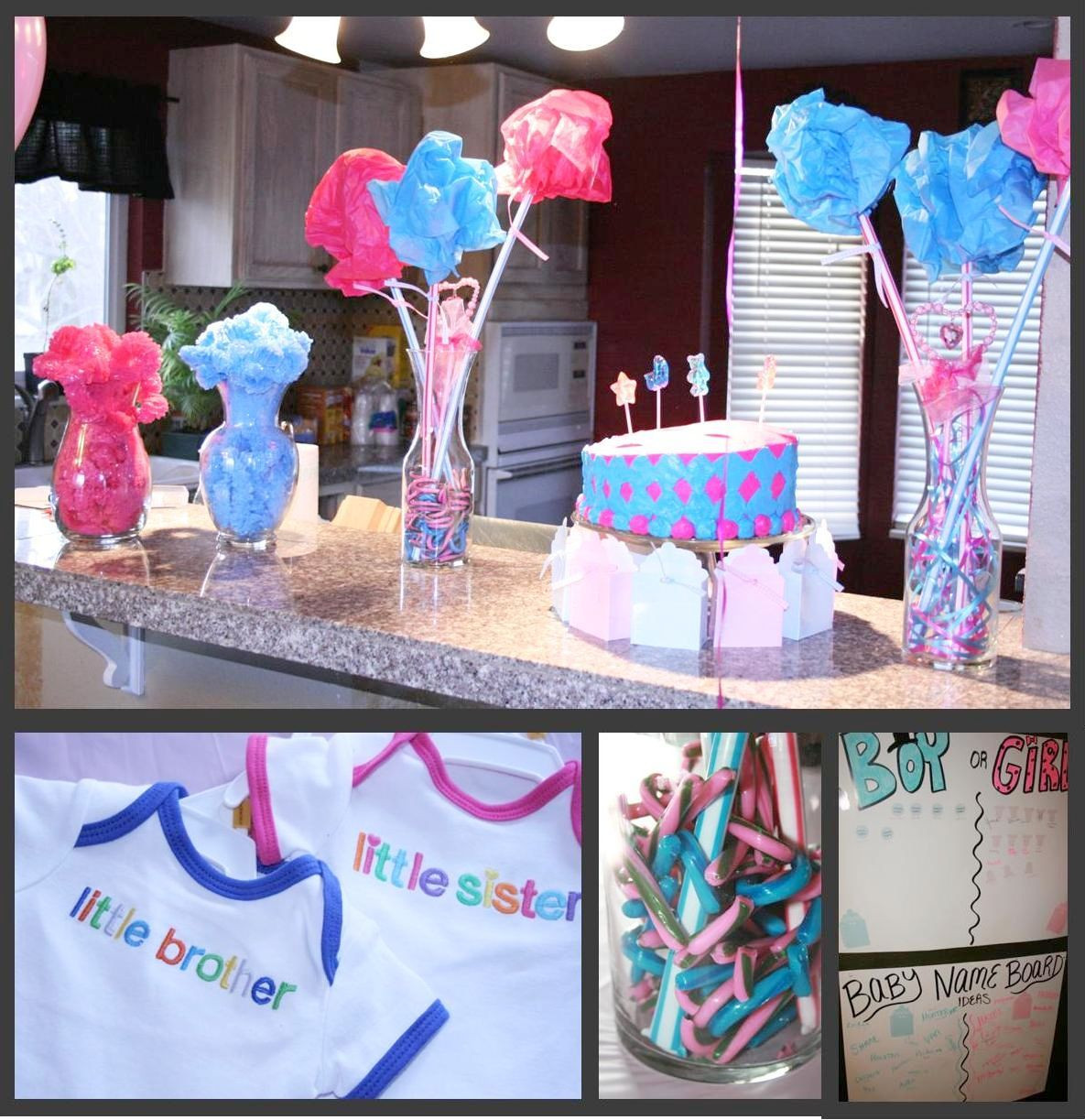 Gender Reveal Party Ideas Pinterest
 Ideas for our Gender Reveal Party Ideas