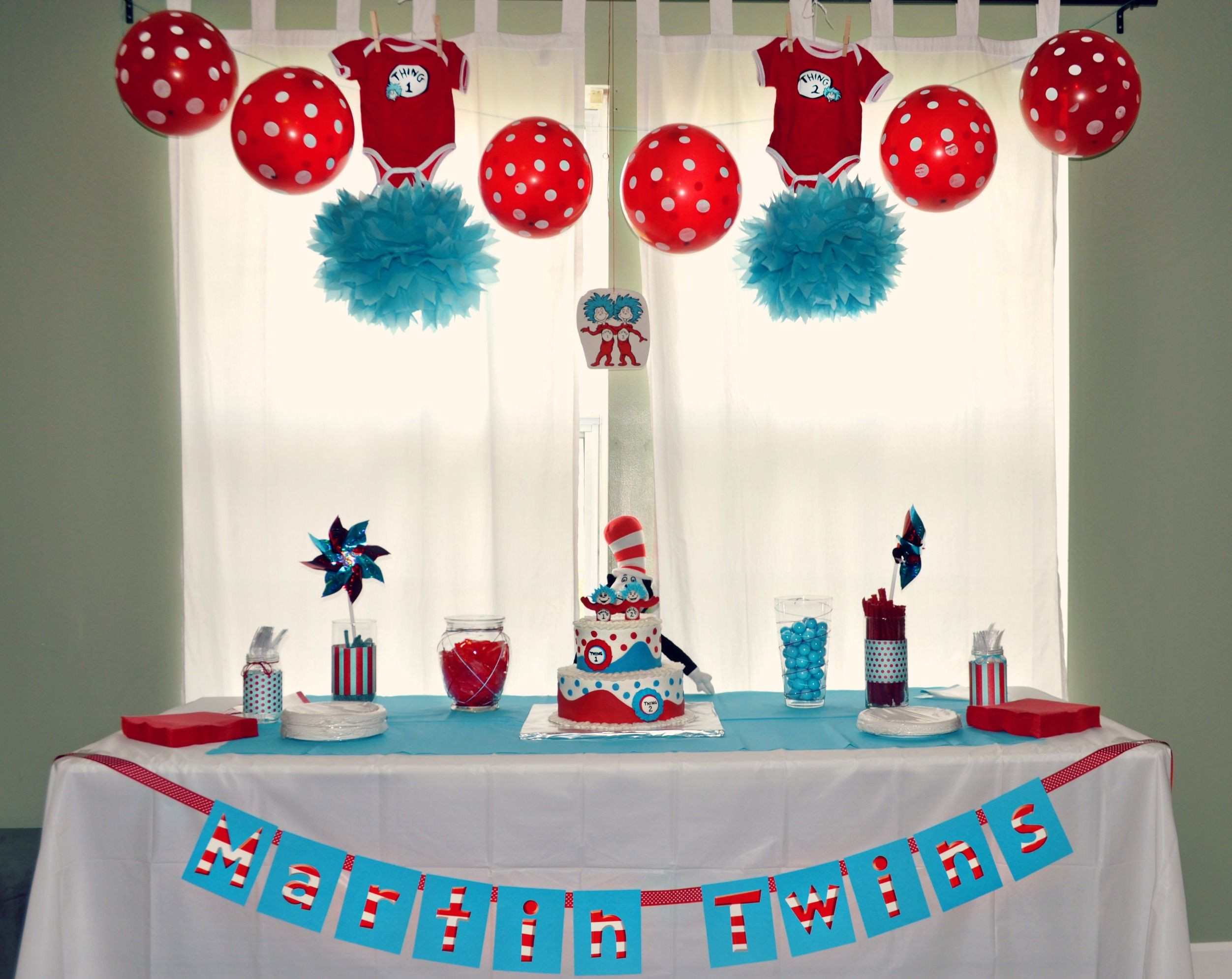 Gender Reveal Party Ideas Twins
 LOVE THIS IF WE HAVE TWINS "The Martin Twins Gender