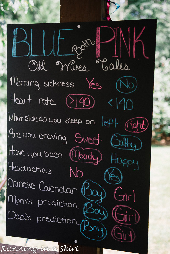 Gender Reveal Party Ideas Twins
 The Cutest Gender Reveal Party for Twins Running in a Skirt