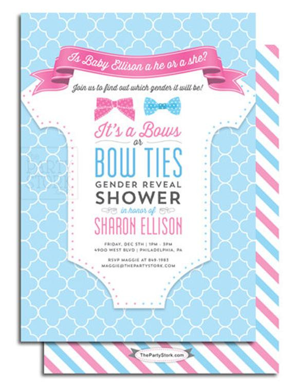 Gender Reveal Party Invitation Ideas
 Gender Reveal Party Invitations Party Ideas Baby by