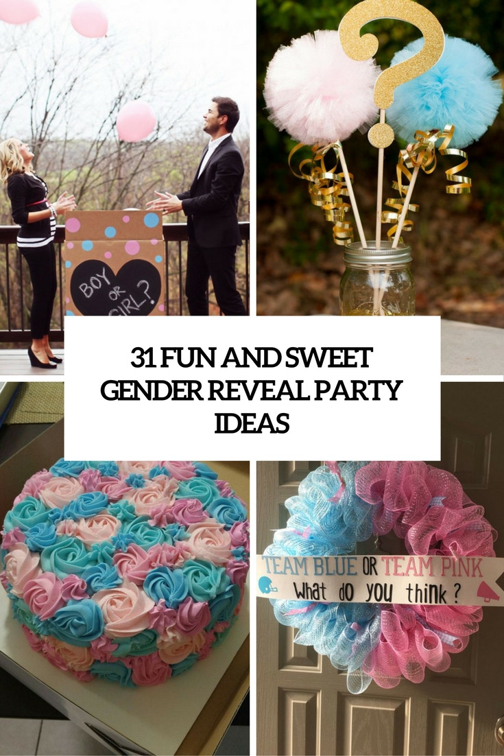Gender Reveal Party Reveal Ideas
 31 Fun And Sweet Gender Reveal Party Ideas Shelterness