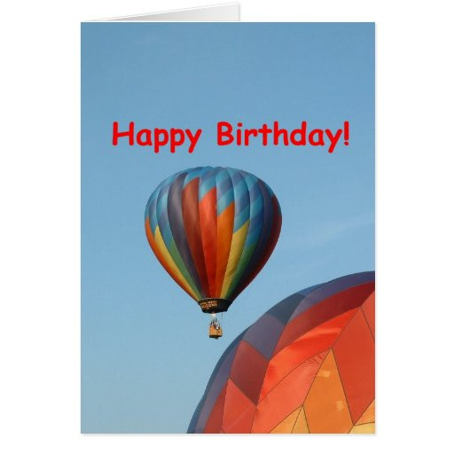 Generic Birthday Wishes
 Balloons Happy Birthday 2 generic Greeting Card