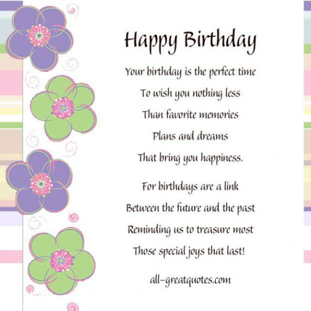 Generic Birthday Wishes
 Generic Happy Birthday Card Messages