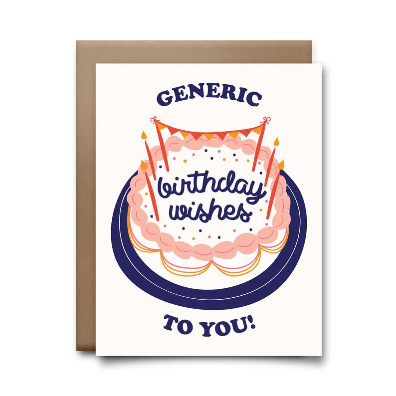 Generic Birthday Wishes
 Generic Birthday Wishes To You Greeting Card Happy