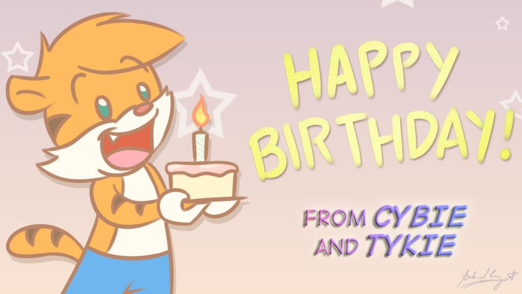 Generic Birthday Wishes
 Happy Birthday Generic Greeting Card by CyberPikachu on