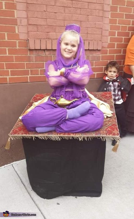 Genie Costume DIY
 Genie on a Magic Carpet Halloween Costume Contest at