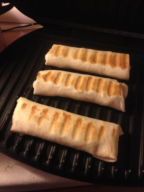 George Foreman Grill Hot Dogs
 Burrito Night Food