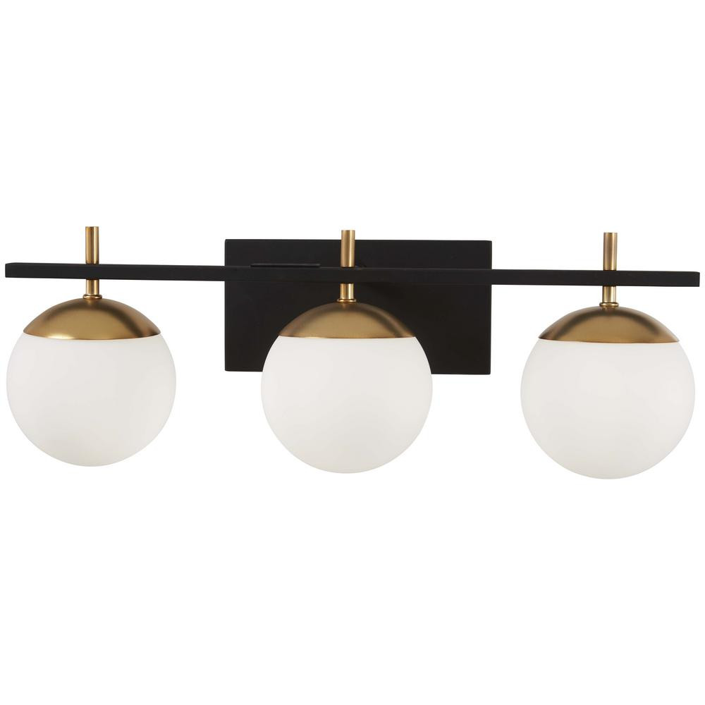 George Kovacs Bathroom Light
 George Kovacs Alluria 3 Light Weathered Black with Autumn