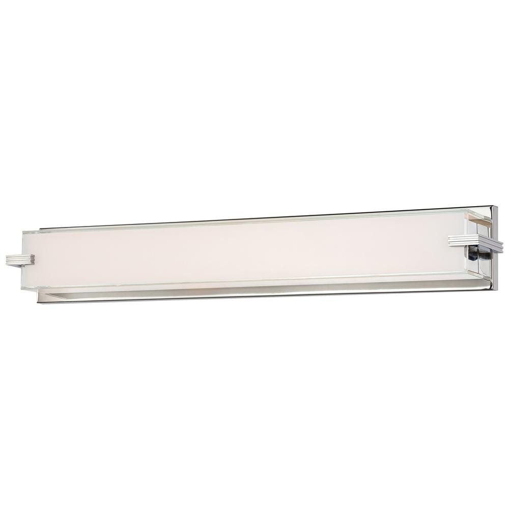 George Kovacs Bathroom Light
 George Kovacs Cubism 40 Watt Chrome Integrated LED Bath