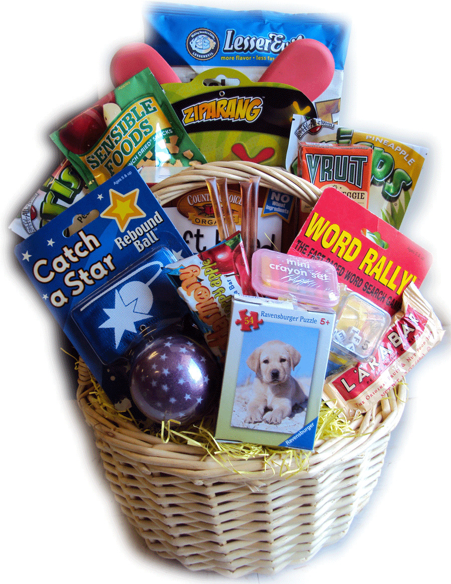 Get Well Gift For Child
 Boredom Buster Healthy Get Well Basket for Children