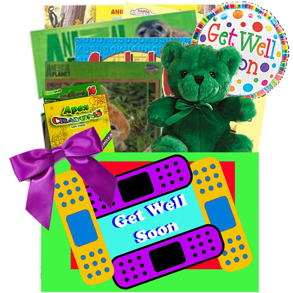 Get Well Gifts For Kids
 Kids Get Well Activities Gift Box will keep kids