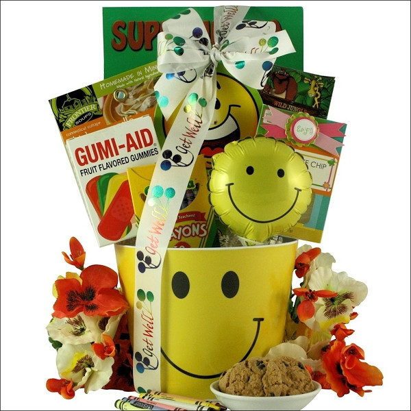Get Well Gifts For Kids
 Kids Get Well Gift Basket Smile Kid s Get Well Gift