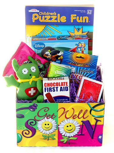 Get Well Gifts For Kids
 well soon t basket