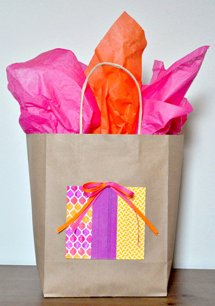Gift Bag DIY
 Cute and Economic Kraft Gift Bag idea The Love Nerds