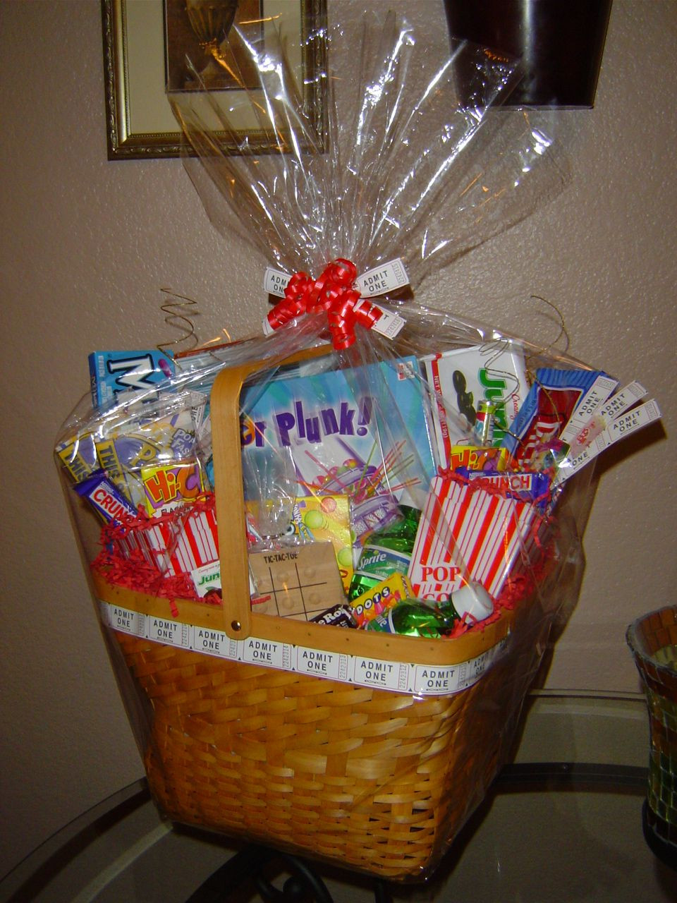 Gift Basket Ideas Families
 Family Game & movie night t basket audjiefied