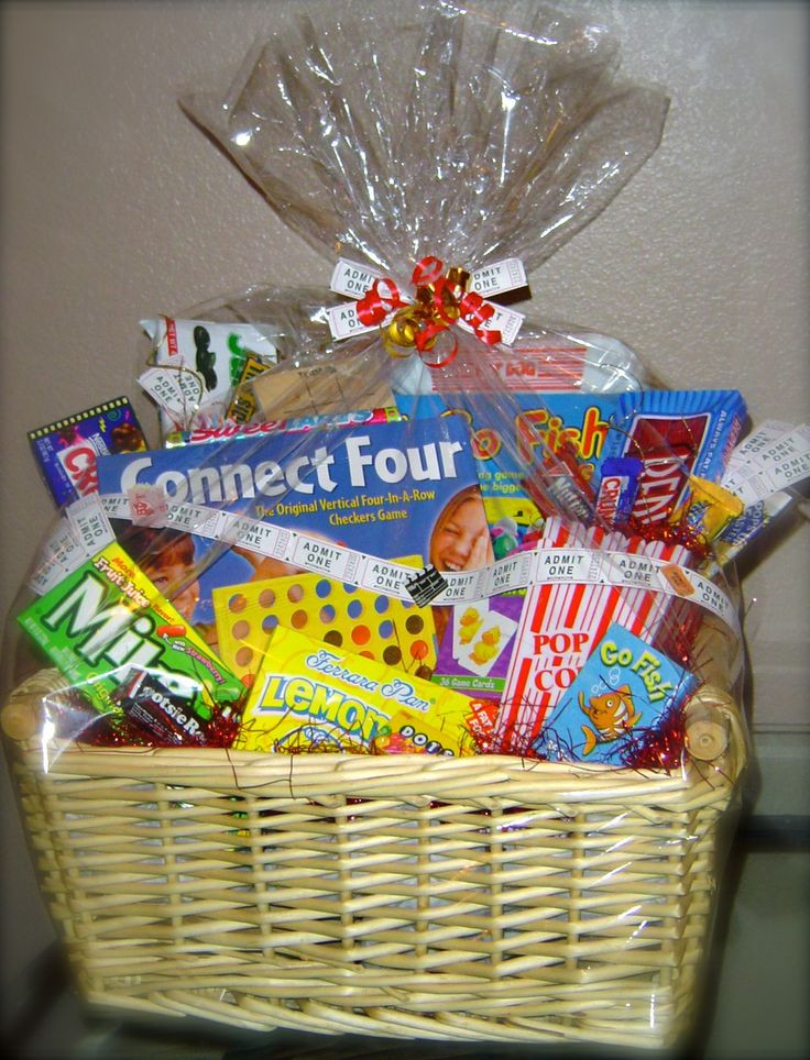 Gift Basket Ideas Families
 Family Game Night t basket audjiefied