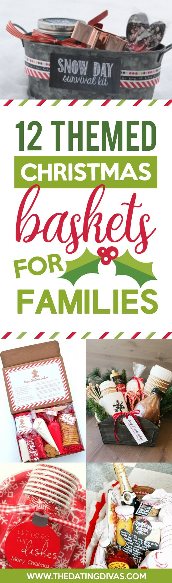 Gift Basket Ideas Families
 50 Themed Christmas Basket Ideas The Dating Divas