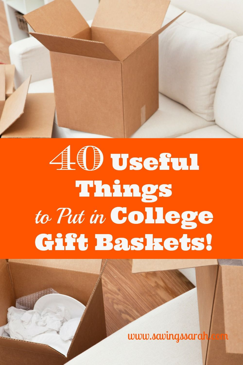 Gift Basket Ideas For College Students
 40 Useful Things to Put in College Gift Baskets