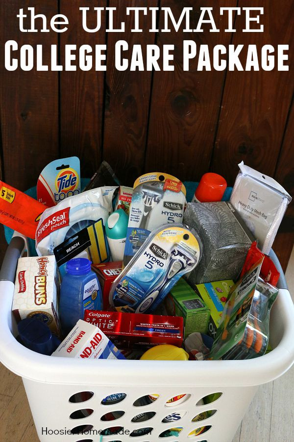 Gift Basket Ideas For College Students
 Ultimate College Care Package Hoosier Homemade