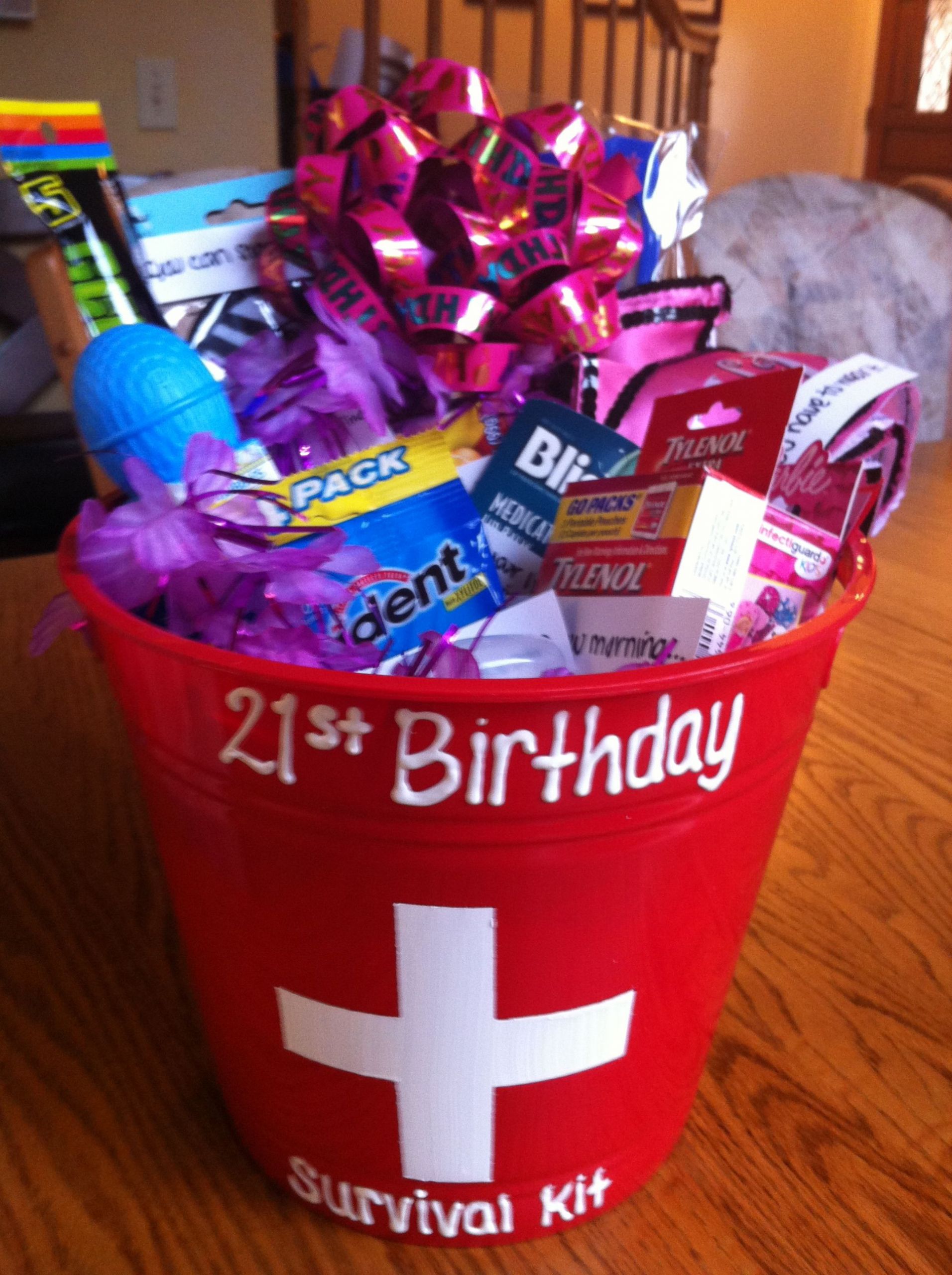 Gift Basket Ideas For Her
 Gift basket My daughter made this for my daughter her