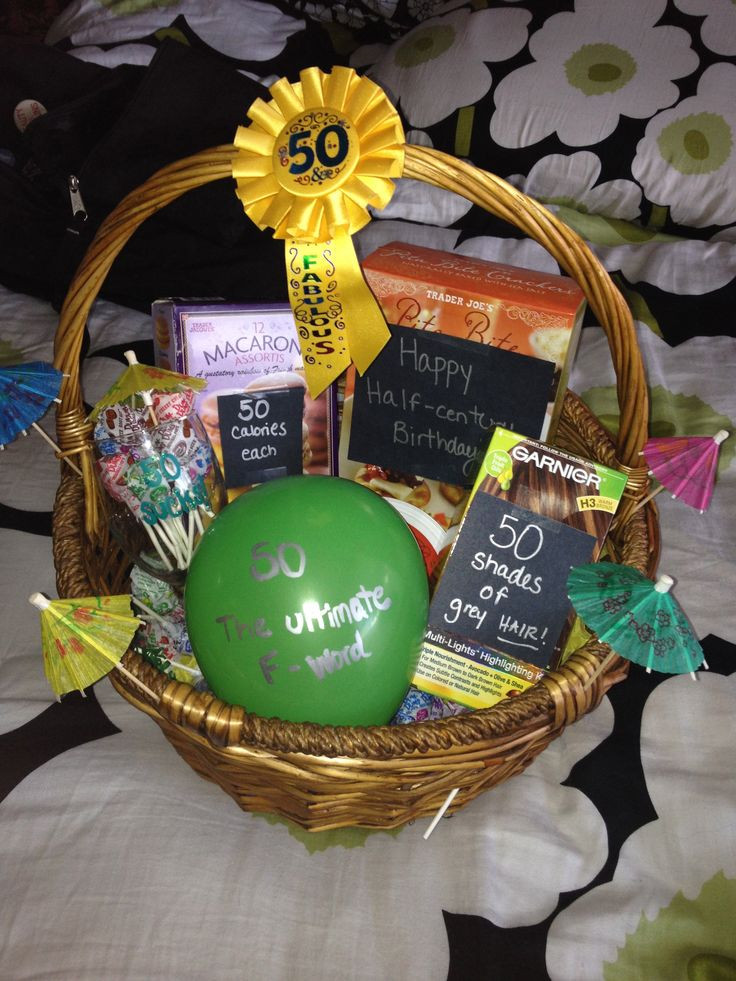 Gift Baskets Birthday
 Gift Ideas for Moms 50th Birthday 50th Birthday Gift For Mom