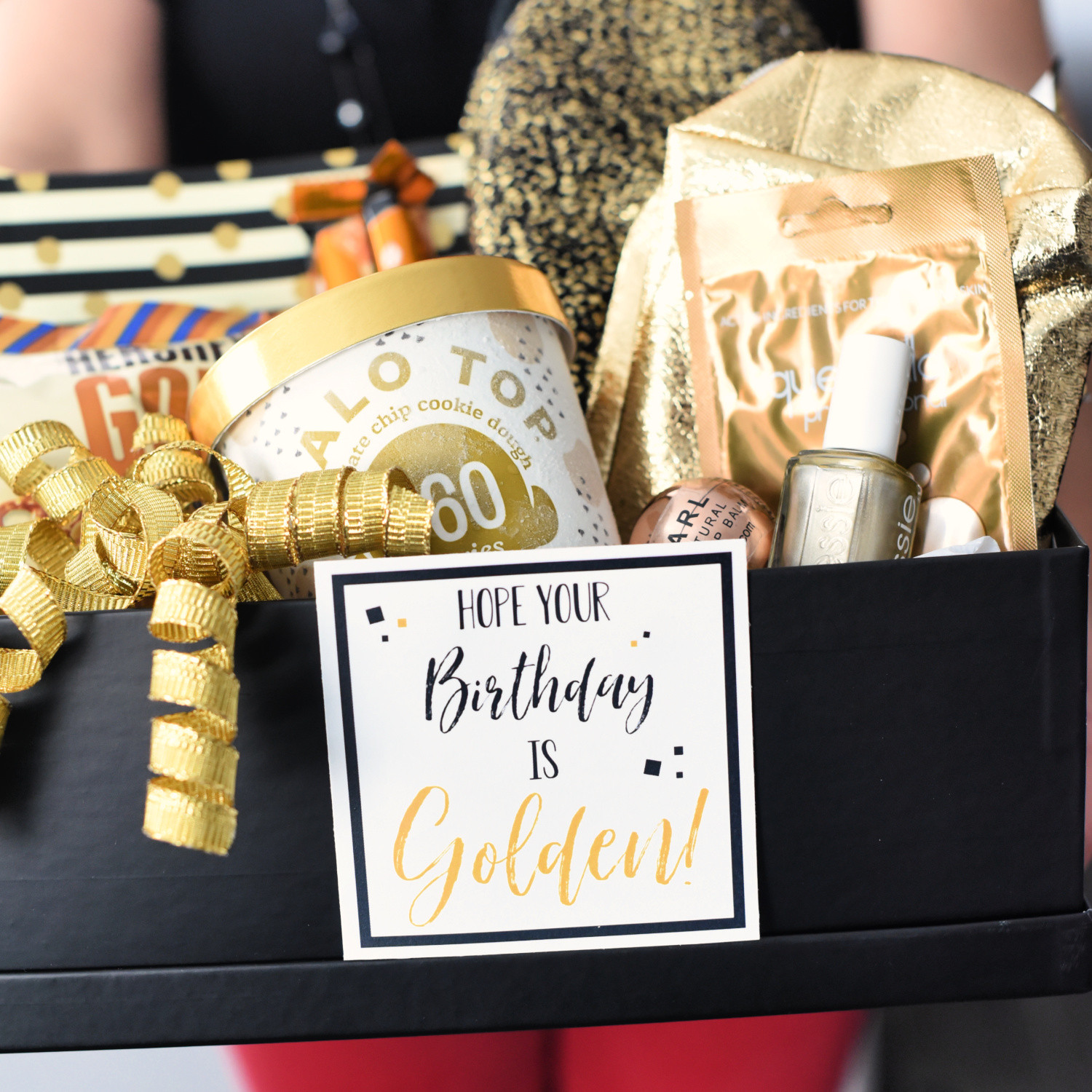 Gift Baskets Birthday
 Golden Birthday Gift Idea – Fun Squared