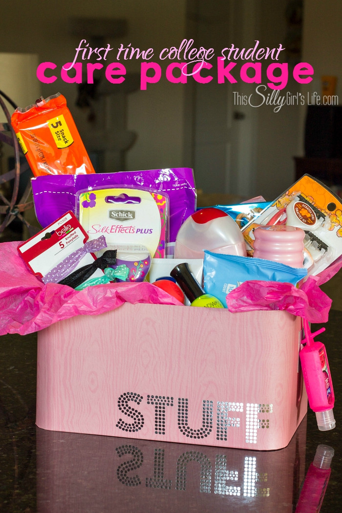 Gift Baskets For College Students Ideas
 First Time College Student Care Package This Silly Girl