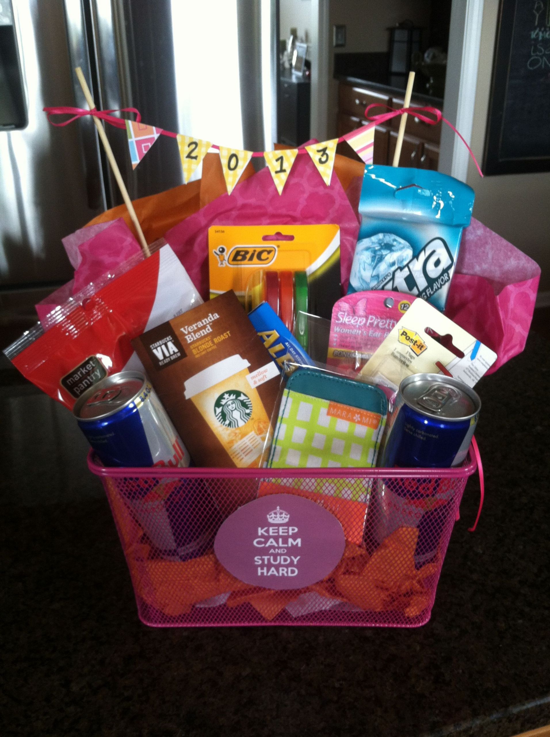 Gift Baskets For College Students Ideas
 Graduation t basket What all students need