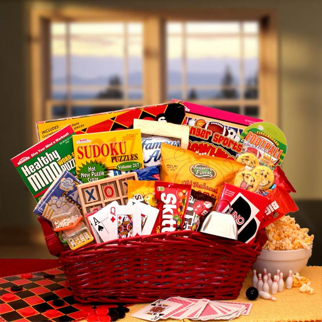 Gift Baskets Ideas For Her
 Fun & Games Gift Basket Baskets for Her
