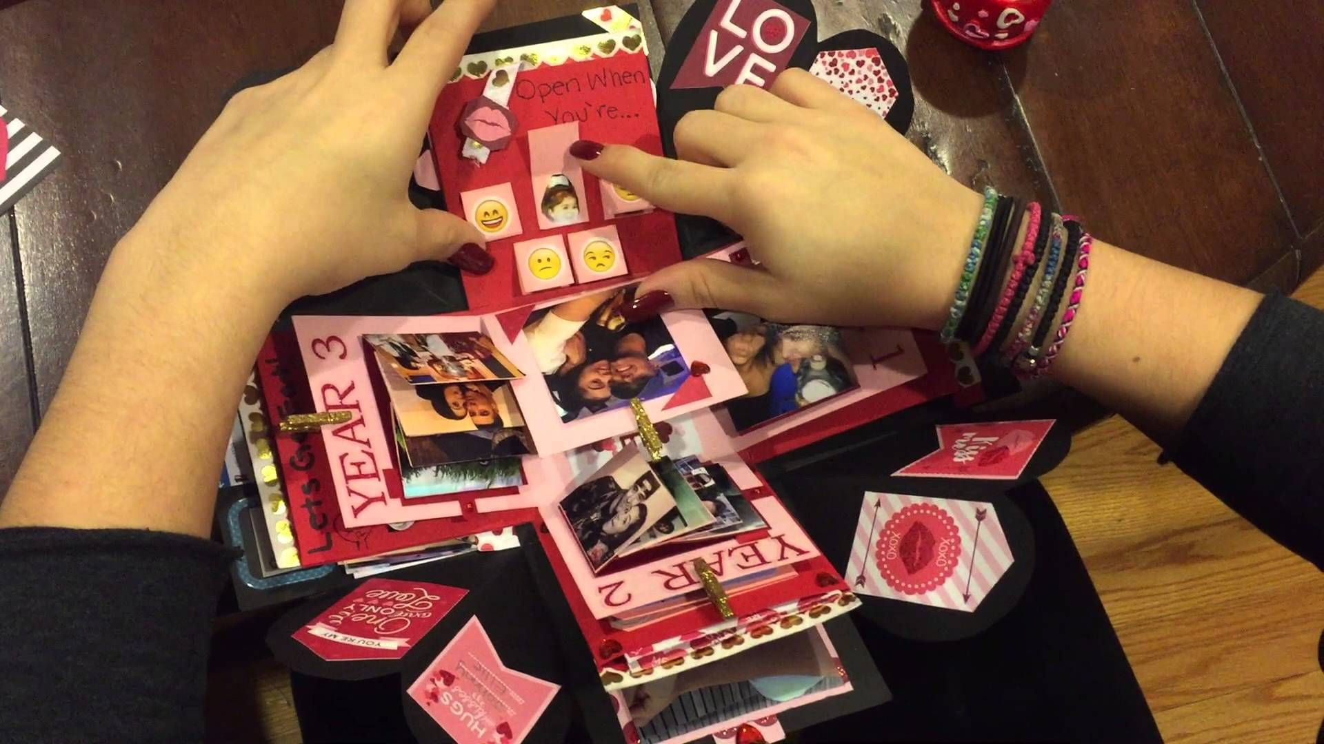 Gift Box Ideas For Boyfriend
 Explosion Box for Boyfriend Valentine s Day Anniversary